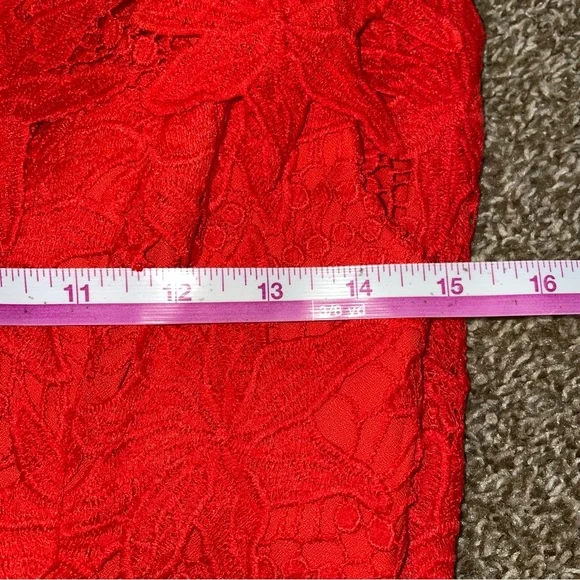 ASTR THE LABEL RED DRESS  SIZE M - Picture 11 of 14